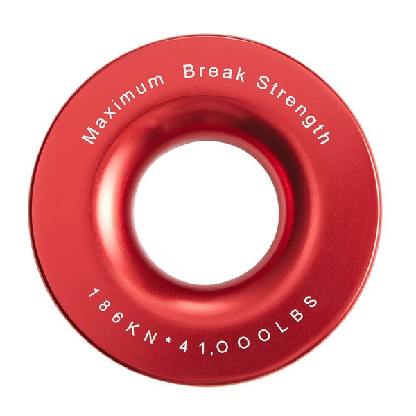 Recovery Ring Block Ring Pulley 41000lbs Soft Shackle Winch Rope Off Road AU