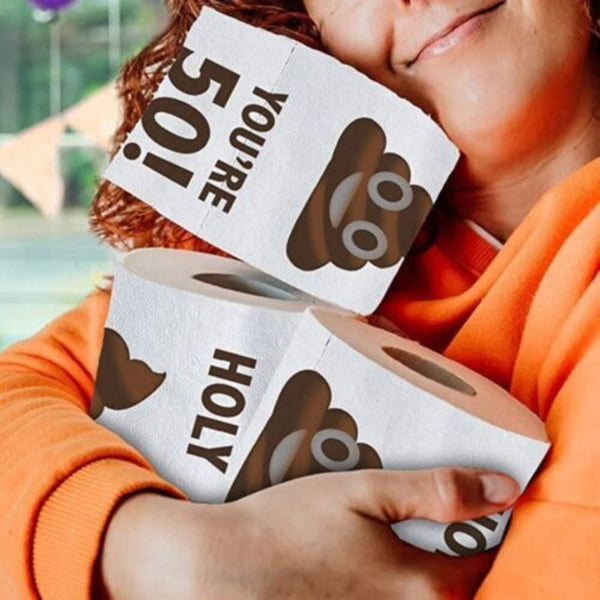 Funny Toilet Paper Roll Birthday Decoration Birthday Gifts for Women Men Gift AU