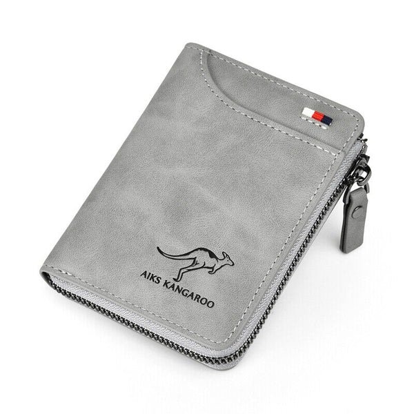 Men's RFID Blocking Leather Short Wallet Credit ID Card Cash Holder Purse AU