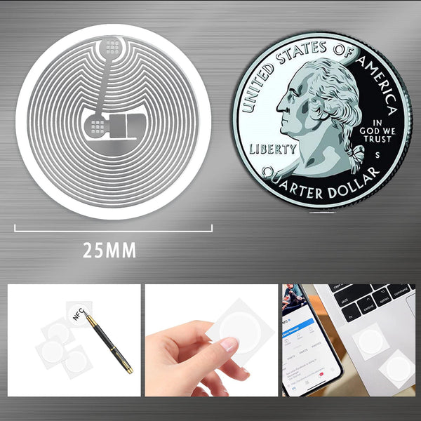40PCS NFC TAG Sticker NTAG 213 Universal Label RFID Tag For Android NFC Phones