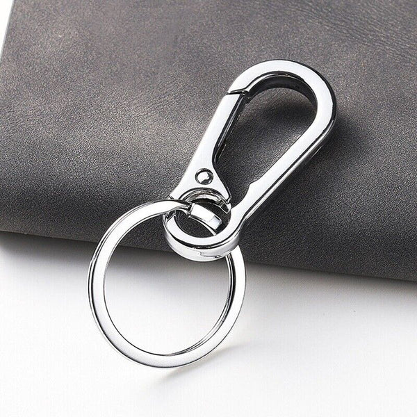 3PCS Clasp Clips Hook Alloy Key Ring Split Detachable Keychain Durable Diy AU