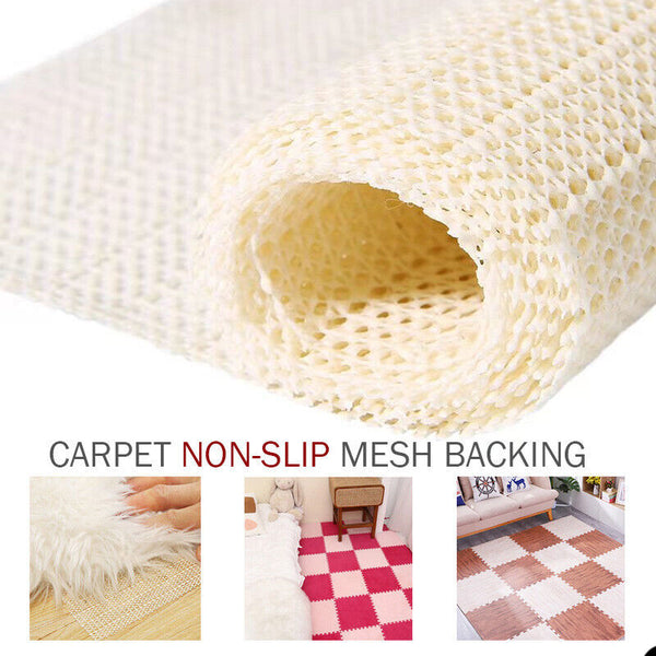 Anti-slip Non Slip Rug Pad Underlay Grip Mat carpet Hardwood Floor Gripper PVC
