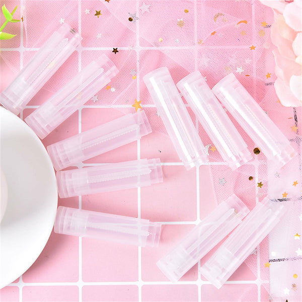 200X Empty Lip Balm Lip Gloss Tubes Lipstick Stick Tube Bottle Container ClearAU - Lets Party