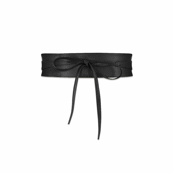 Wide Waist Belt Leather Waistband Wrap Around Elastic Band Cinch Women StretchAU