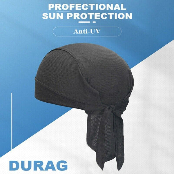 Durag Bandanna Cap Cycling Head Wraps Skull Cap Scarves Caps Motorcycle Sports