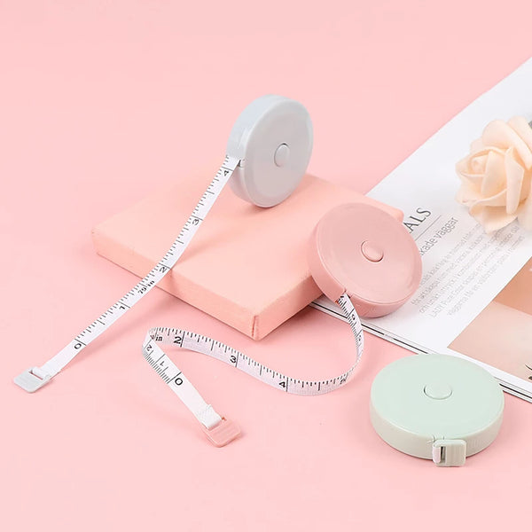 1.5m Retractable Body Measuring Soft Ruler Sewing Cloth Tailor Tape Measure
