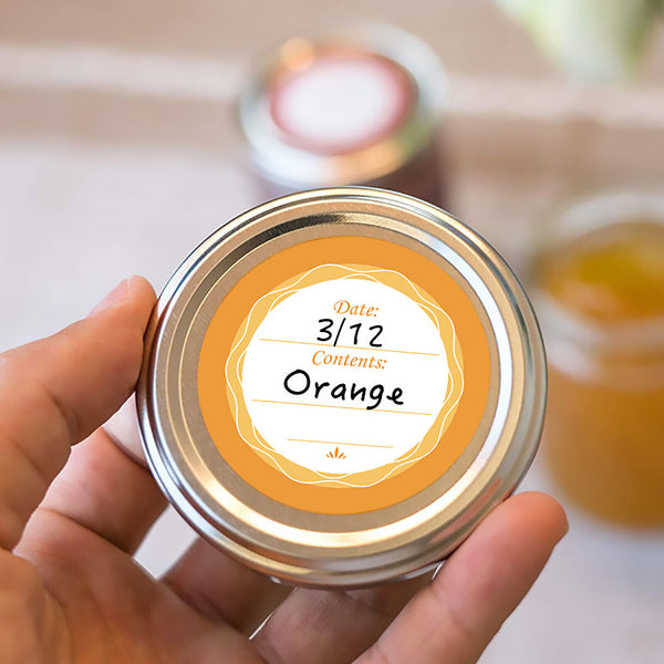60PCS Printed Spice Jar and Pantry Label Set Date label Round Stickers Labels AU