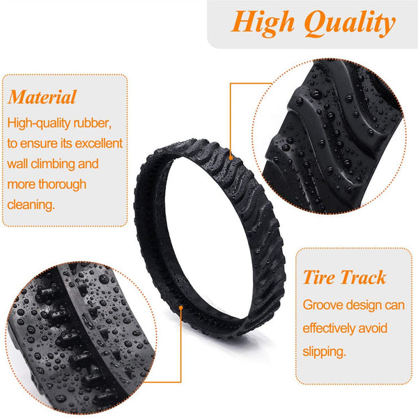 Tracks Tyres Wheel For Zodiac MX8 MX6 Baracuda R0526100 Pool Cleaner Set