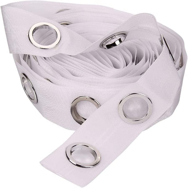 10 Meters Curtain Heading Tape With 80 Round Eyelet Rings For Curtain Blinds AUS