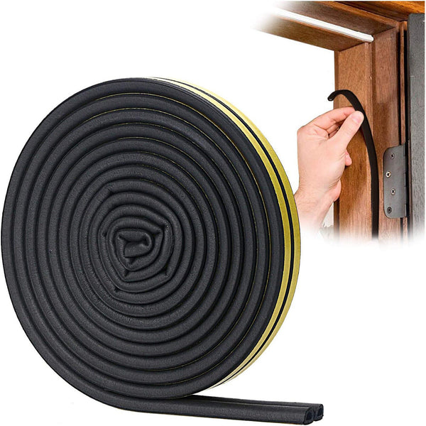 5M Rubber Seal Weather Strips Tape Door Window Draught Excluder Self Adhesive AU