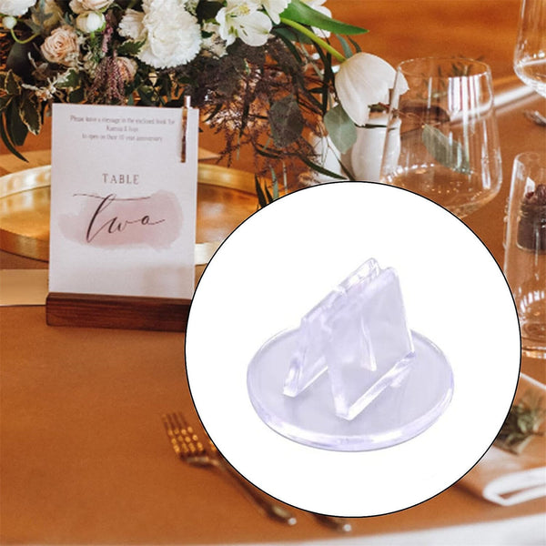 Paper Board Holder Photo Holder Plastic Card Clip Fixed Stand Card Stand