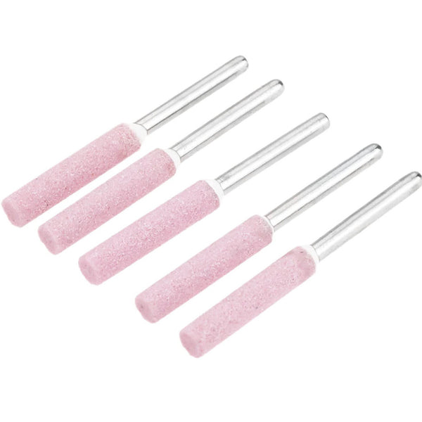 10 Chainsaw Sharpener Burr Grinding Stone File Chain Part Sharpening 4/4.8/5.5mm