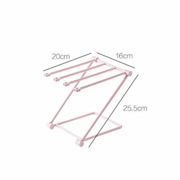 Stand Rack Washing Cloth New Draining Organizer Kitchen Folding Towel Holder