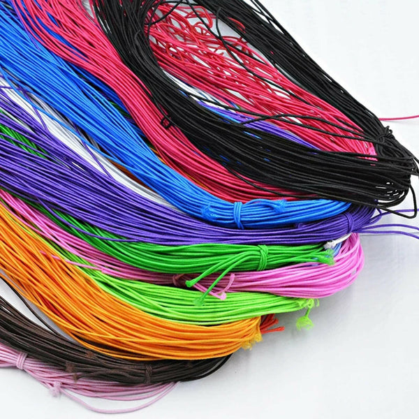 4 roll Elastic Stretch Thread colourful String Cord Bead Necklace Bracelet 0.8mm