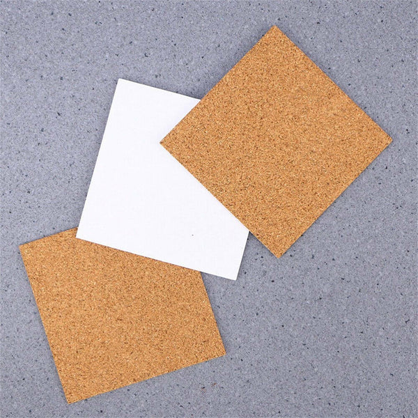 20PCS Self-Adhesive Cork Coasters Cork Mats Cork Backing Sheets Coasters DIY AU