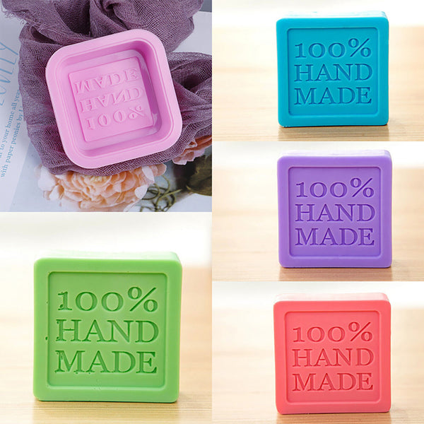 24pcs Silicone Soap Mould For DIY Handmade Soap Making Square Shape Molds AU
