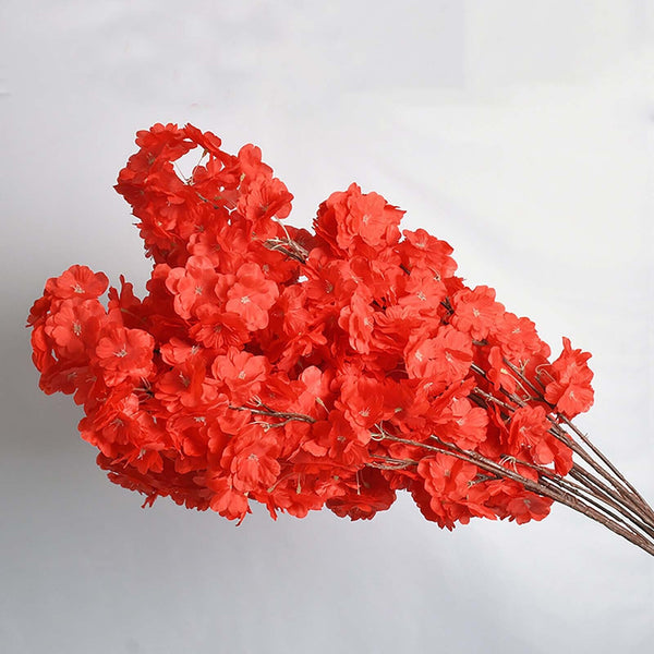 1/5/10X Artificial Flower Flowers Cherry Blossoms Wedding Party Decoration 95cm