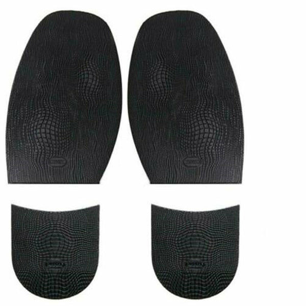 1 Pair Shoe Soles Heels Repair Slip Grip Rubber Pads DIY Anti-Slip Insoles Black