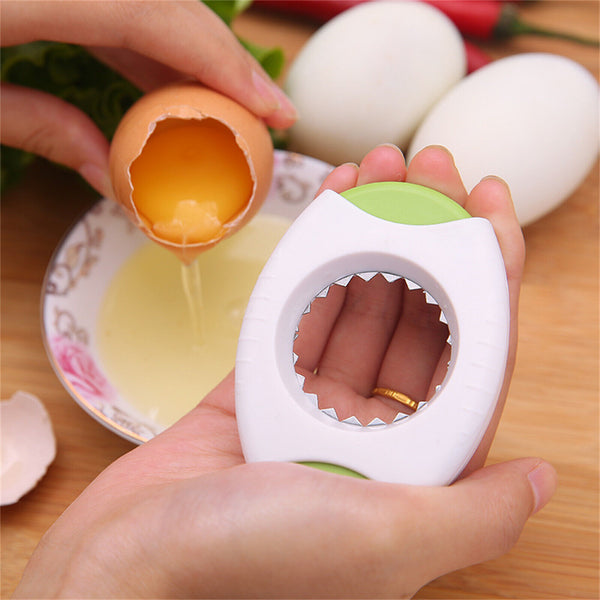 1-3X Egg Cutter Stainless Steel Boiled Egg Shell Topper Cutter Snipper Opener To