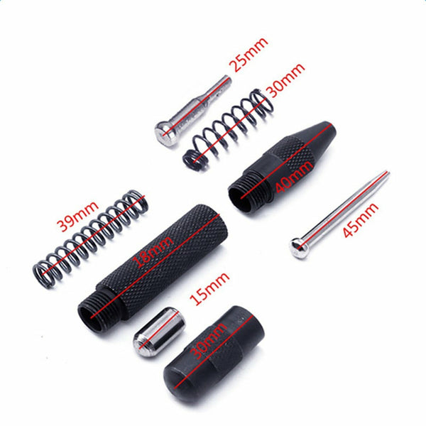 125mm Automatic Centre Punch Adjustable Spring Loaded Metal Drill Tool Bodied AU