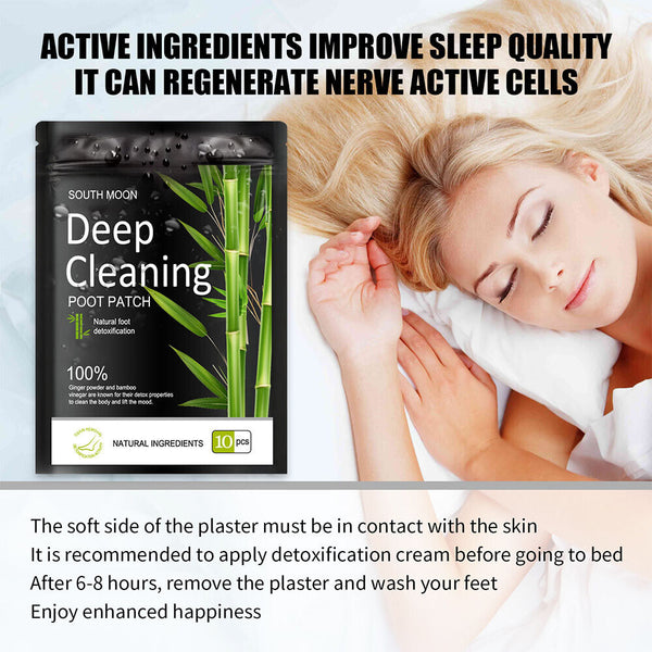 100 Pack Detox Foot Patches Pads Natural plant Toxin Removal 100 Sticky Adhesive - Lets Party