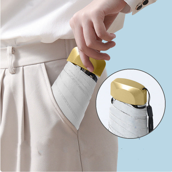 Mini Pocket Umbrella Travel Super Windproof Compact Folding Sun Anti-UV Rain AU