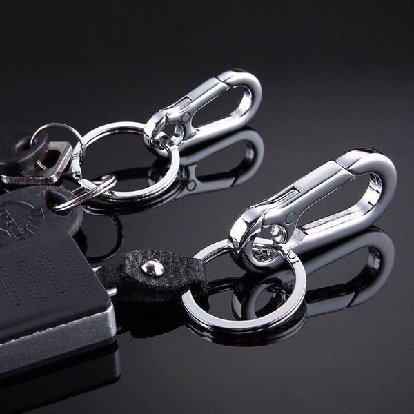3PCS Clasp Clips Hook Alloy Key Ring Split Detachable Keychain Durable Diy AU