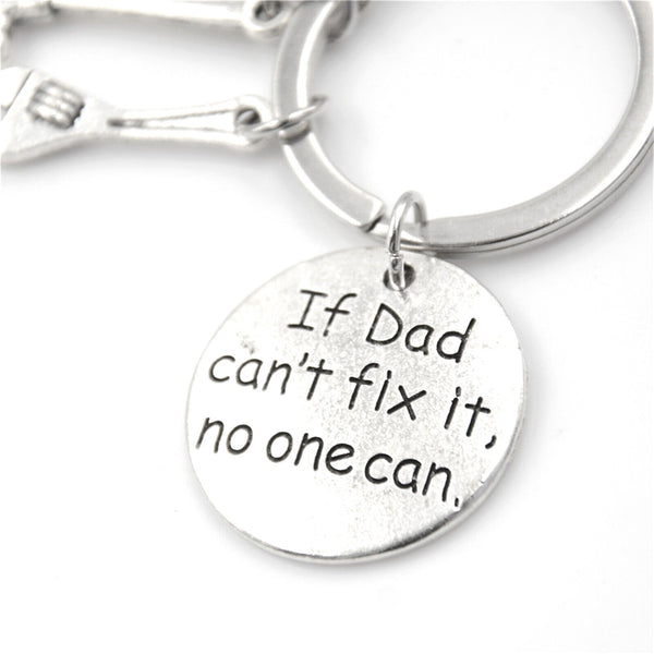 2pcs Hand Tools Keychain,Daddy Keyring Dad Gift Fathers Day Father Keychainy AU