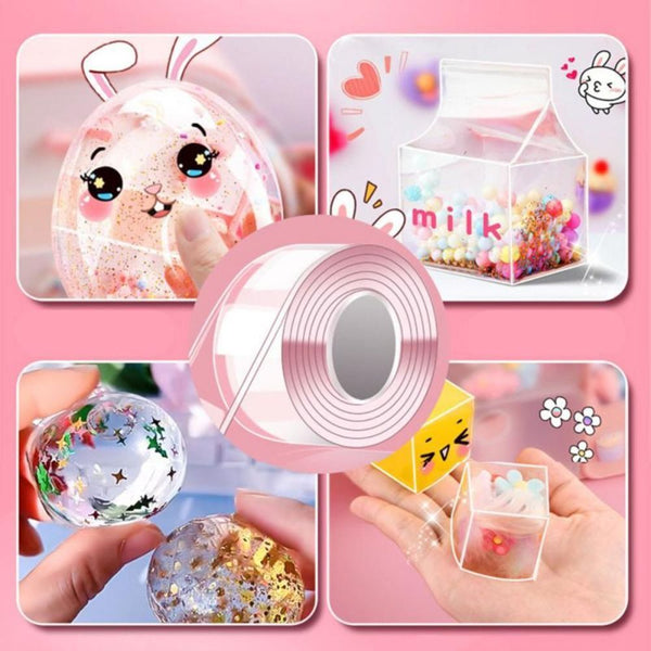 Sets Blowing Bubble Full Set Nano Glue Kneading Nano Tape Nano Adhesive Bubble A
