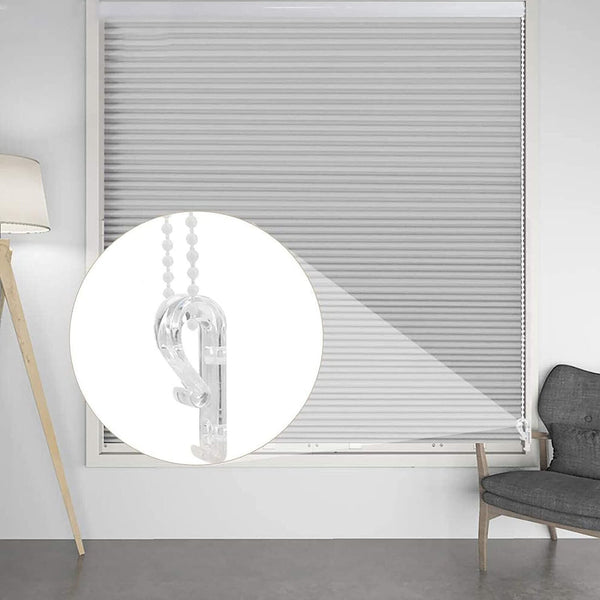 10 SETS CURTIAN HOOK CORD & CHAIN HOOK TENSIONER Roller Vertical Roman BLINDS AU