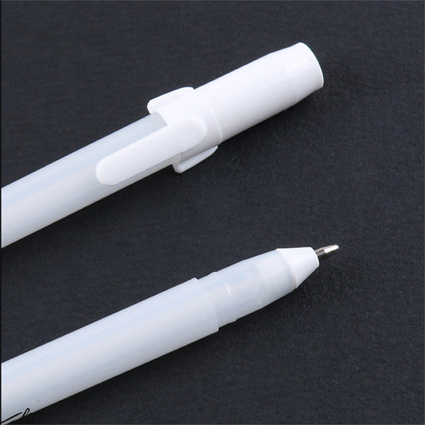 3Pcs White Gel Ink Marker Pen Drawing Sketching Painting Art Fine Tips Pens DIY