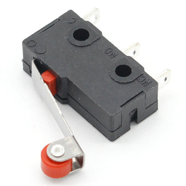 10-50Pcs Micro Roller Lever Arm Open Close Limit Switch KW12-3 PCB Microswitch