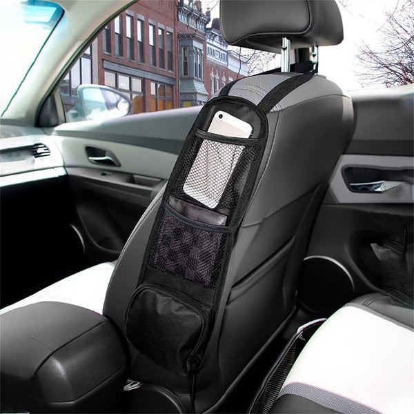 1/2x Car Seat Side Hanging Bag Phone Holder Net Storage Organizer Mesh Pocket AU