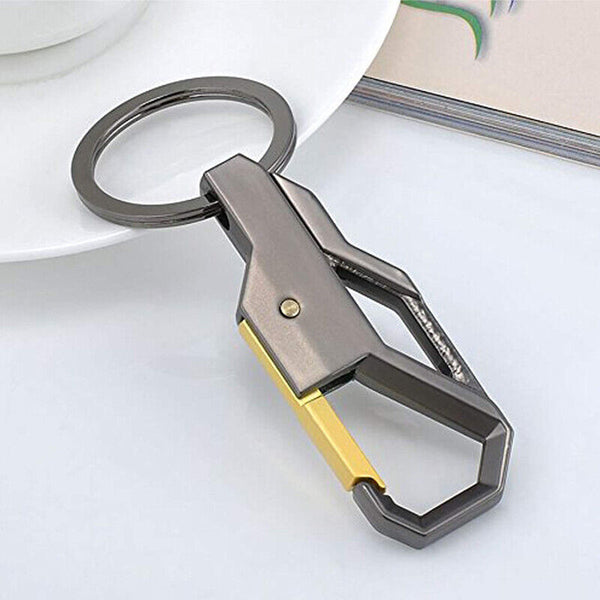 Stylish Metal Car Key Rings Alloy Chain Heavy Duty Gift Keyring Keychain Holder