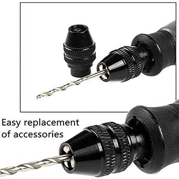 3PCS Multi Function Drill Chuck 0.4-3.2mm Replace Clamps For Rotary Tools AU NEW