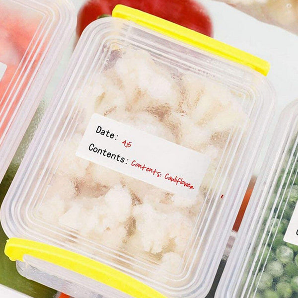 1-2rolls Kitchen Stickers Refrigerator Freezer Food Storage Date Content Labels