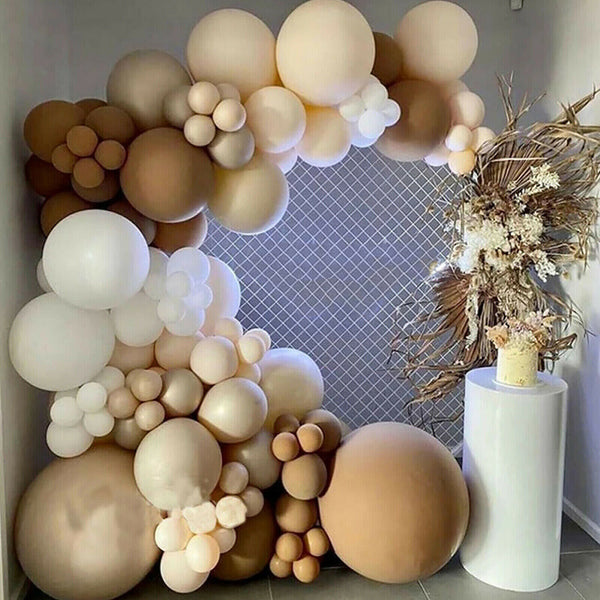 122X Coffee Balloon Arch Garland Kit Baby Shower Wedding Birthday Party Decor AU