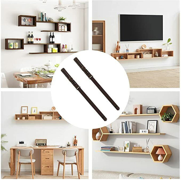 Hidden Floating Shelf Brackets Wood Invisible Concealed Shelf Supports