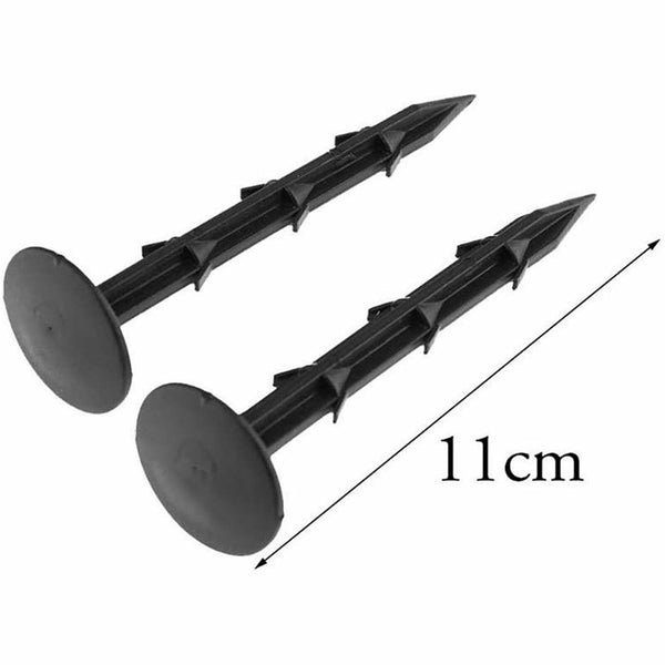 Grass Pegs Lawn Turf Weed Mat Plastic Pins Stakes Anchor Lawn Sod Fasten