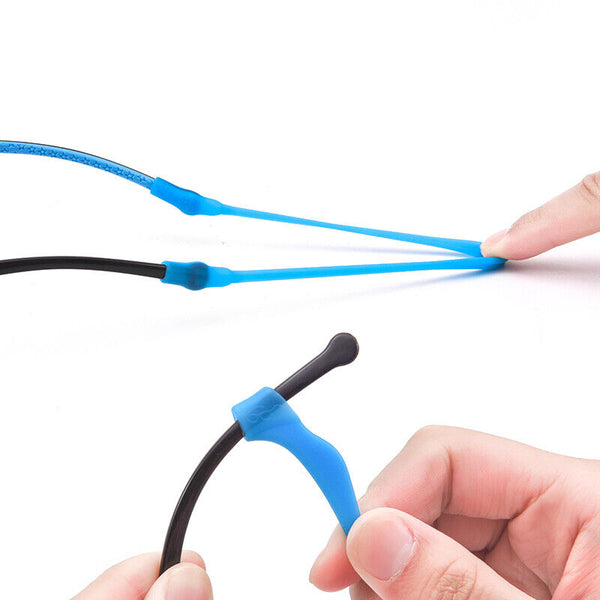 Silicone Glasses Lanyard Eyeglasses Holder Neck Cord Strap Ear Grip Hooks Kids