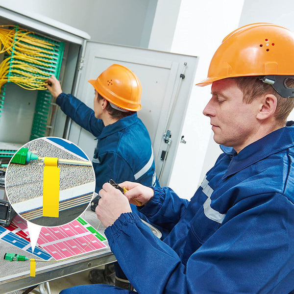 150X A4 Network Fiber Cable Label sticker Self-adhesive WaterProof Printable