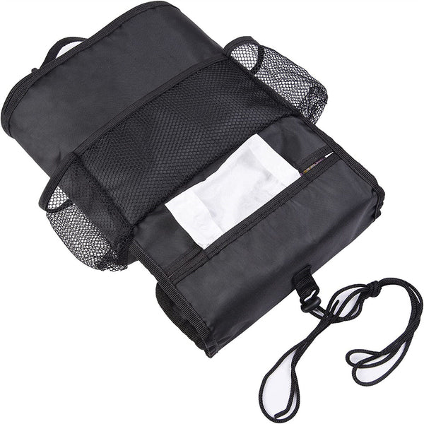 2X Car Seat Back Organiser Multi Pocket Storage Bag Organizer Cup Holder Travel