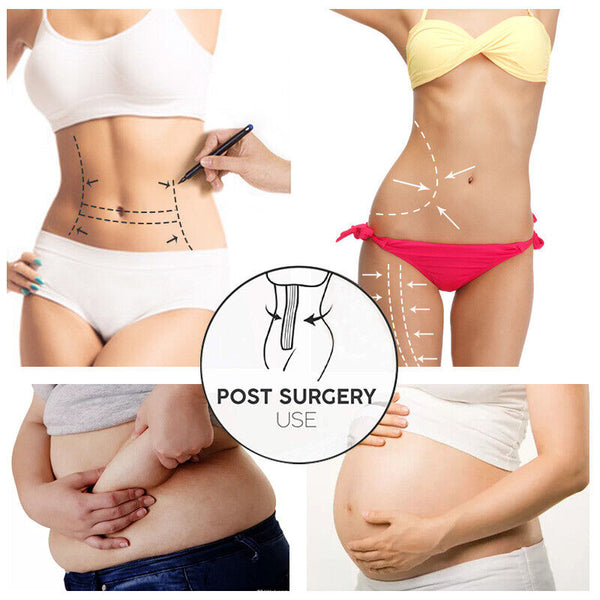 Slimming Bandage Wrap Lumbar Waist Support Sauna Belt Trimmer Body Shape AU