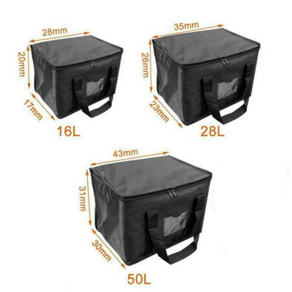Large Food Delivery Insulated Bags Pizza Takeaway Thermal Warm Cold Bag Ruck Hot