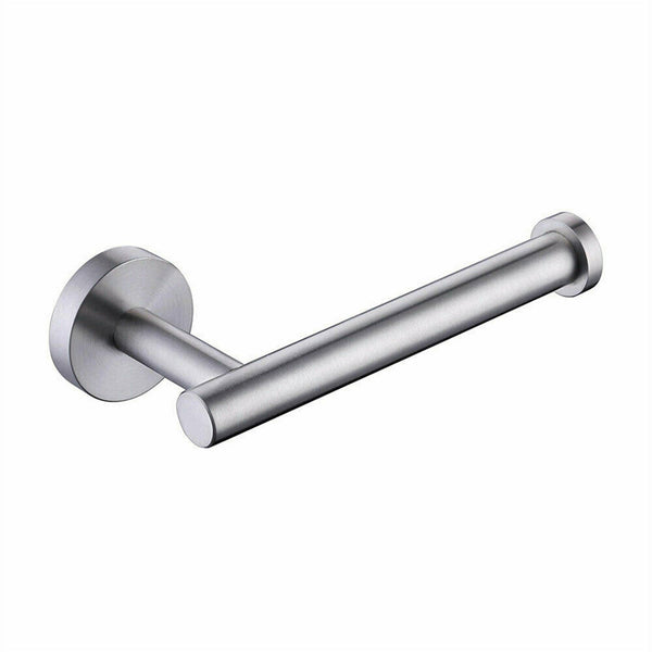 1X Mounted Toilet Paper Roll Holder Stainless Steel Hook Bathroom Wall StorageAU