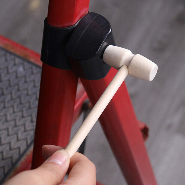 1-50X Wooden Mini Hammer Mallet Kids Flat Head Toy Carving DIY Ornaments Toy AU
