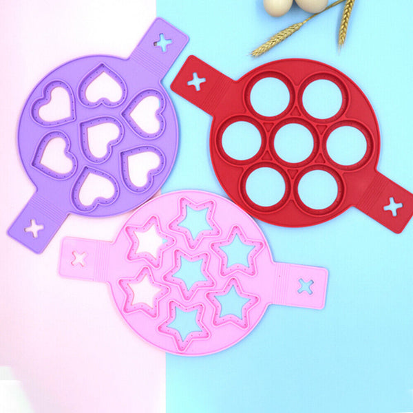 Breakfast Maker Flip Cooker Silicone Non Stick Fantastic Egg Pancake Omelet RiXD