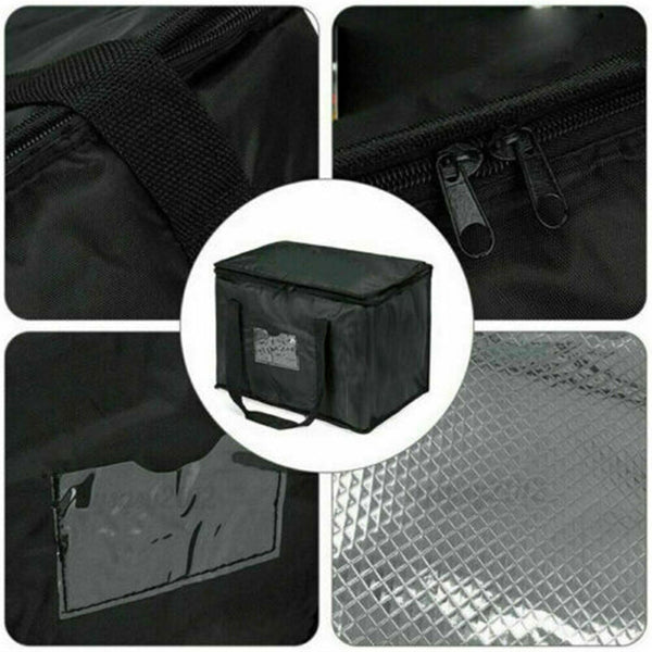 Large Food Delivery Insulated Bags Pizza Takeaway Thermal Warm Cold Bag Ruck Hot