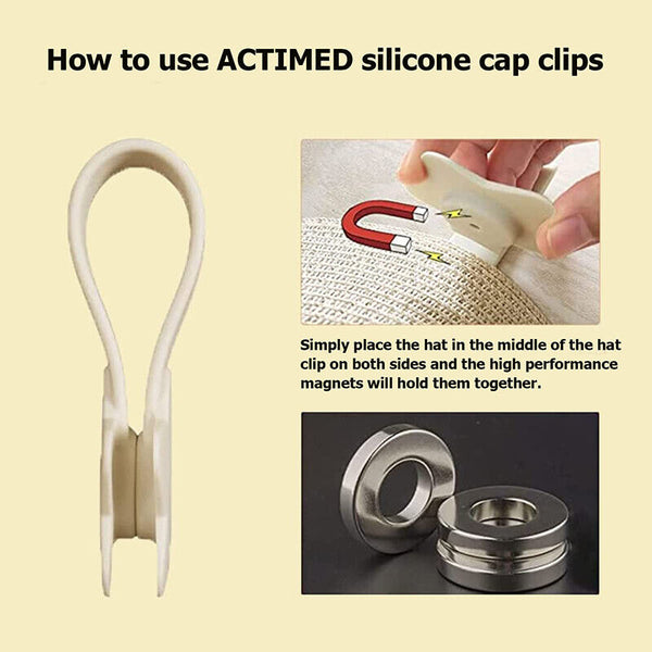 Outdoor Magnetic Magnet Hat Clip Hat Holder Hands-Free Bag Practical Gadget