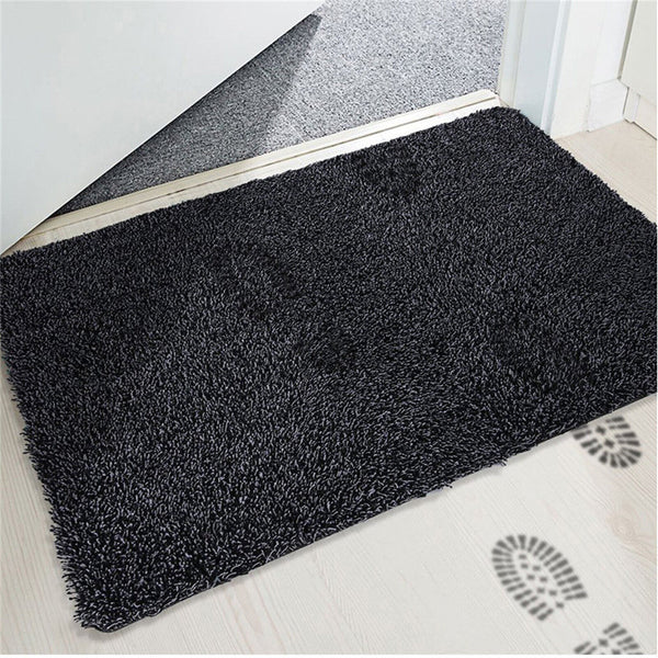 Two Super Absorbent Magic Doormat Pet Mat Step Clean Non Slip Dirt Mud Trapper